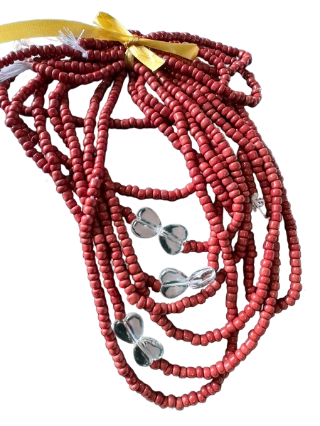 Blutterfly Coral Waist Beads