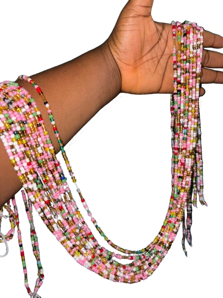 Confetti Pop | Multi-Color Glass Seed Waist Bead Strand