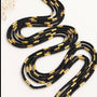 Onyx & Gold Luxe Bugle Waist Beads